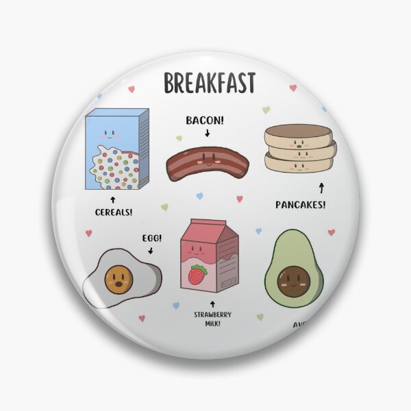 Item preview, Cute Food For Breakfast designed and sold by Kristka.