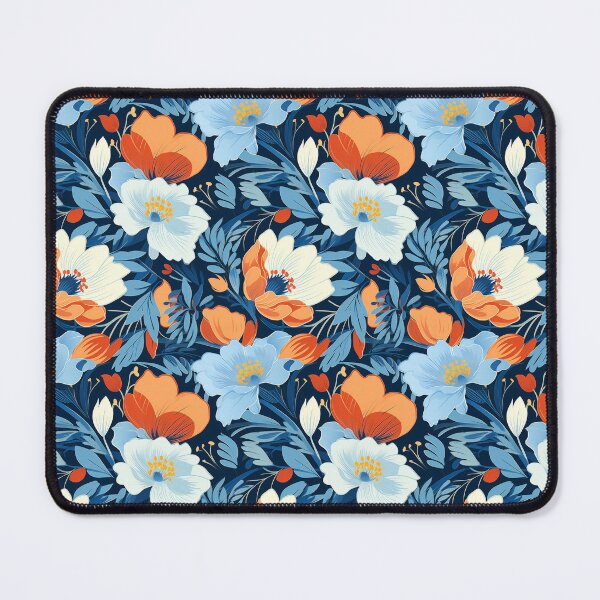 Item preview, Silver Waves: A Tranquil Blue Seamless Pattern - N 1 designed and sold by Moisky Patterns.
