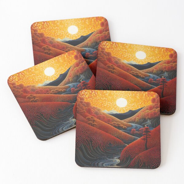 Item preview, Cascade of Dots: A Neo-Impressionist Rendering - 15 designed and sold by Moisky Art.