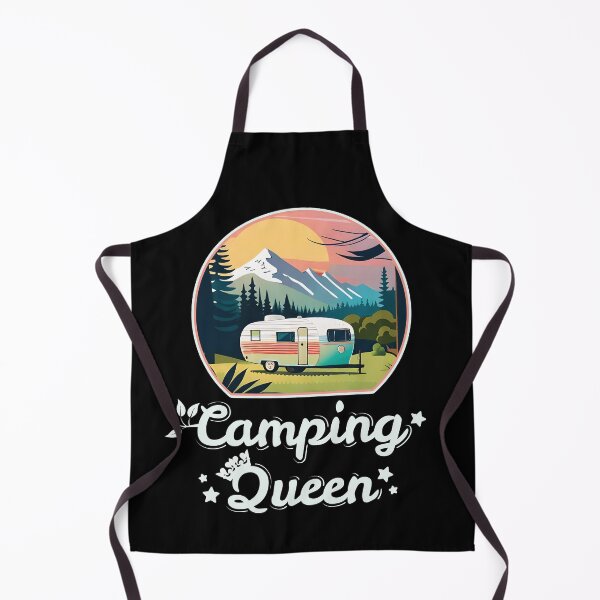 Item preview, Camping Queen - Forest Wilderness Camping Adventure Lover White Font designed and sold by thecatcouch.