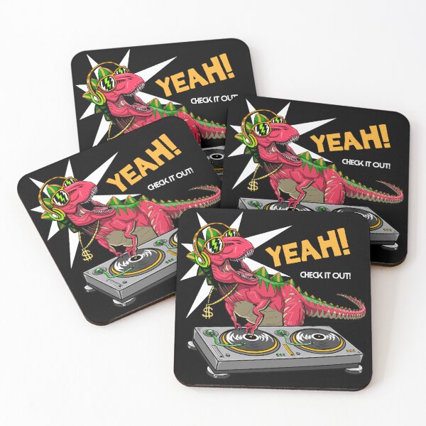 Item preview, yeah! check it out! (dj t-rex) designed and sold by hayrpictures.