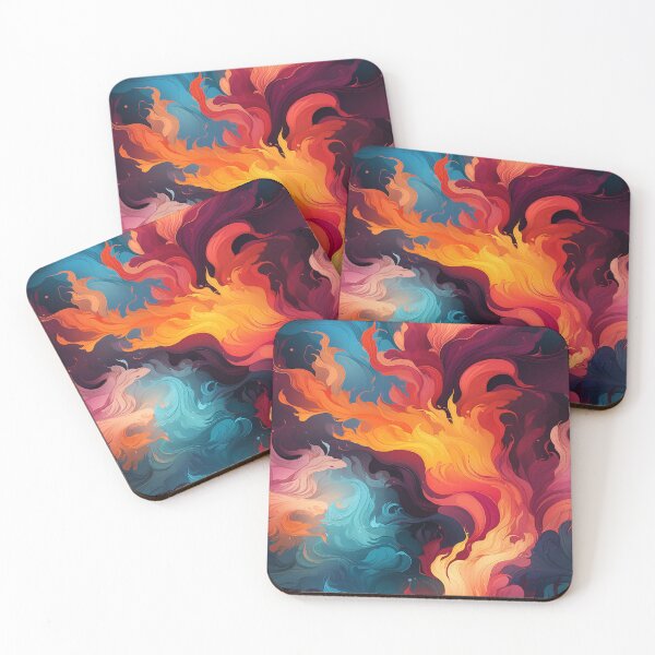 Item preview, Crimson Blaze: Fiery Hues in Marble designed and sold by NikkofTime.
