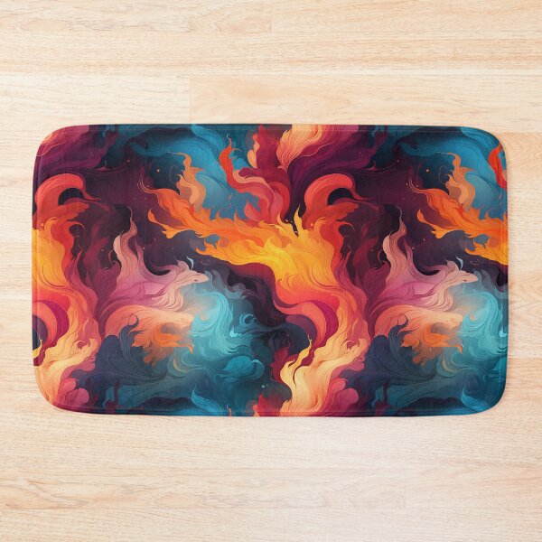 Item preview, Crimson Blaze: Fiery Hues in Marble designed and sold by NikkofTime.