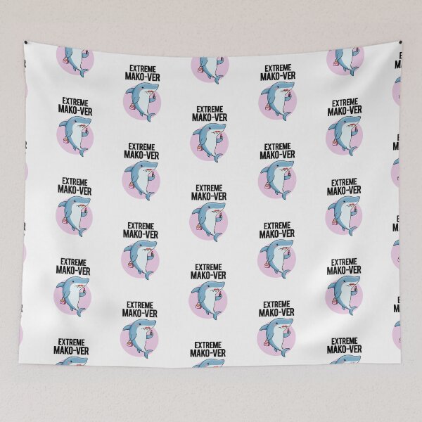 Item preview, Extreme Mako-ver Funny Shark Puns  designed and sold by punnybone.