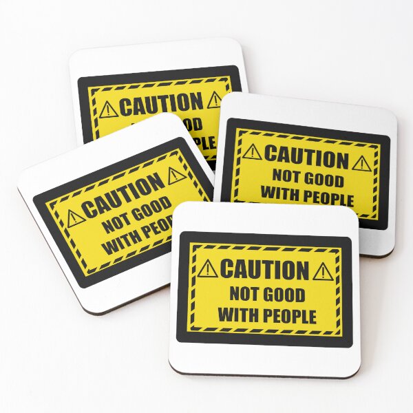 Item preview, CAUTION Not Good With People designed and sold by Widdershins  Art.
