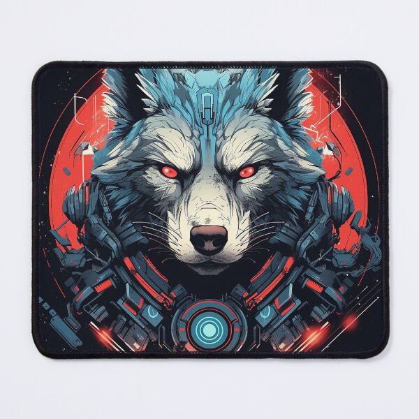 Item preview, Mecha Wolf - Sci-Fi T-Shirt designed and sold by DW3WD.