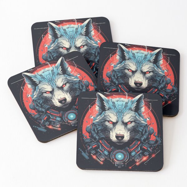 Item preview, Mecha Wolf - Sci-Fi T-Shirt designed and sold by DW3WD.