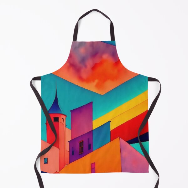 Item preview, City teal and orange  designed and sold by m-y-A-I-A-R-T-.