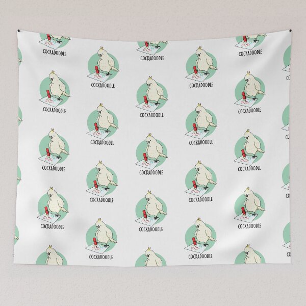 Item preview, Cockadoodle Funny Cockatoo Puns  designed and sold by punnybone.