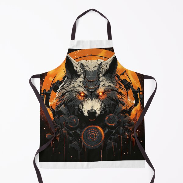 Item preview, Gold Moon Wolf - Sci-Fi T-Shirt designed and sold by DW3WD.