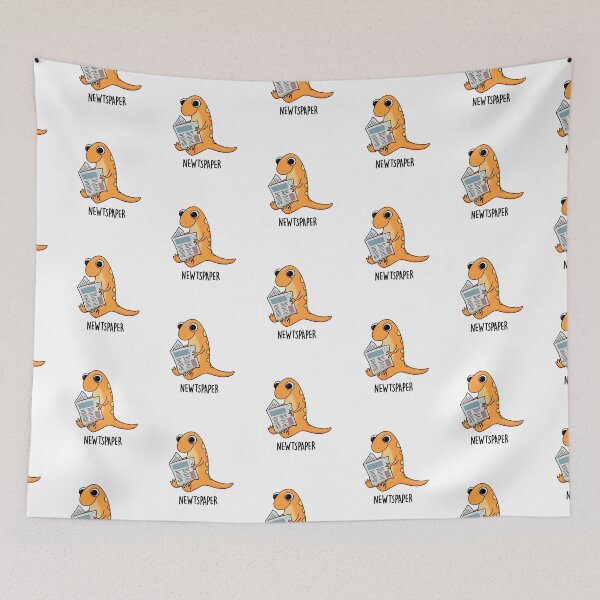 Item preview, Newtspaper Newspaper Funny Newt Puns  designed and sold by punnybone.