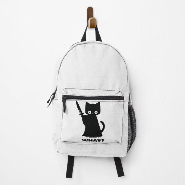Item preview, Funny Black Cat, Murderous Cat With Knife designed and sold by DioSo.