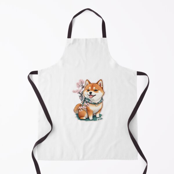 Item preview, Adorable Shiba Inu with a pattern of sakura blossoms designed and sold by JapKo.