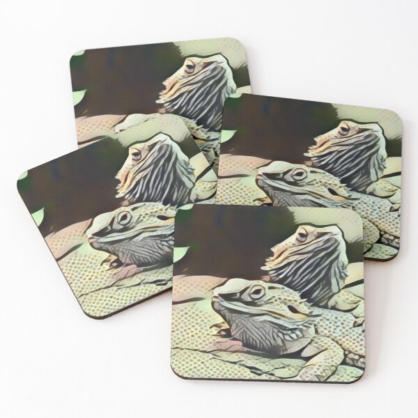 Item preview, Double Lizard Love In Pointillism designed and sold by Fearless-Fox.