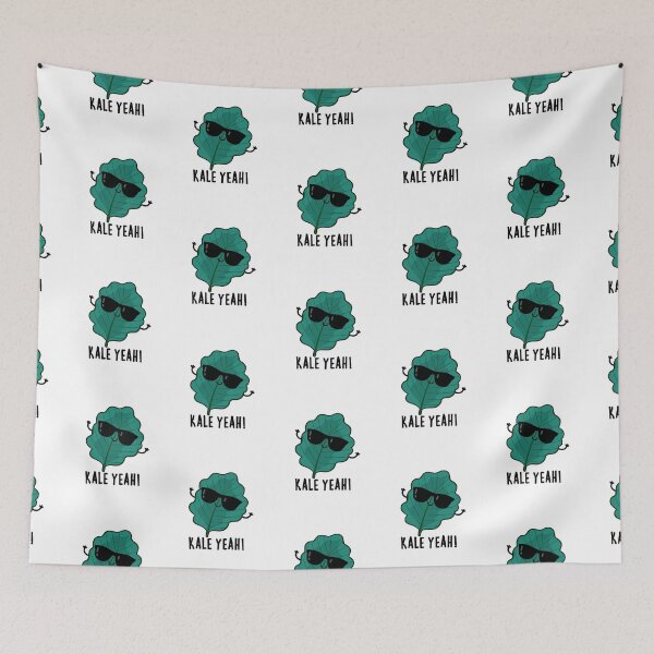 Item preview, Kale Yeah Funny Veggie Puns  designed and sold by punnybone.