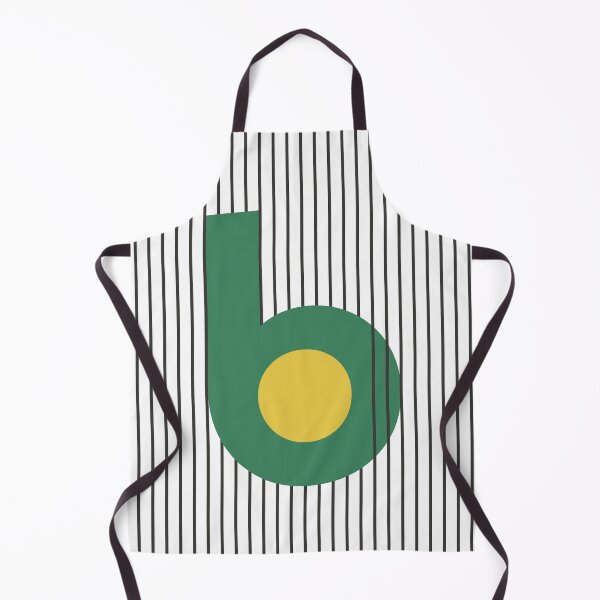 Item preview, Bauhaus art green letter on vertical lines designed and sold by ArtFusion-Shop.