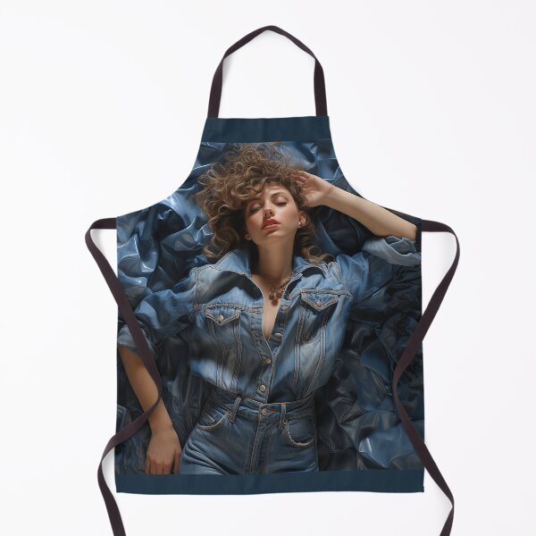 Item preview, Denim Dreams Portrait designed and sold by EmeraldeaArt.