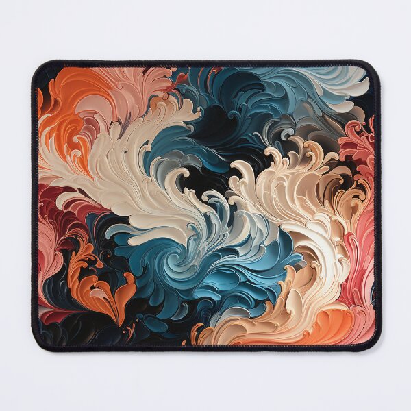 Item preview, Fiery Fusion: Vibrant Fire-Infused Marble Swirls designed and sold by NikkofTime.