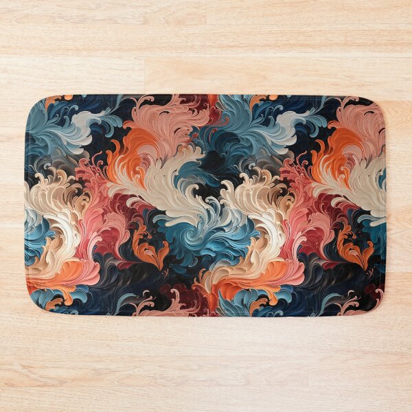 Item preview, Fiery Fusion: Vibrant Fire-Infused Marble Swirls designed and sold by NikkofTime.