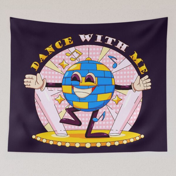 Item preview, Dance with me, disco ball dances with sparkling lights designed and sold by Kevyn Adha.