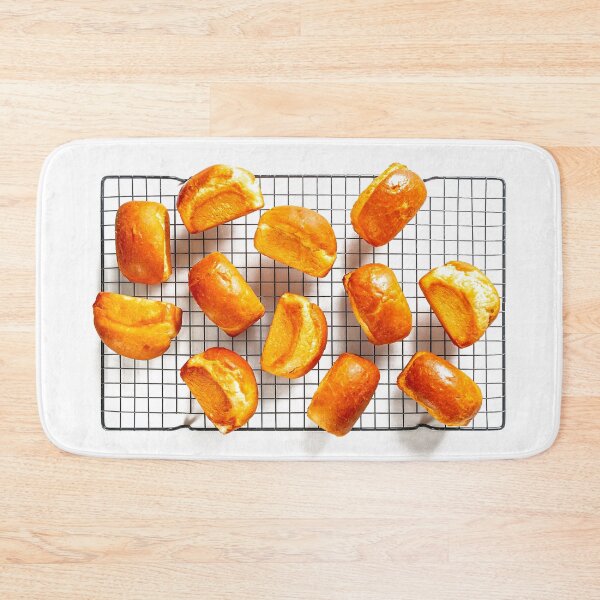 Item preview, Many loaves cooling on a wire tray. Image created using geometric shape designed and sold by EdgyEdgeArt.