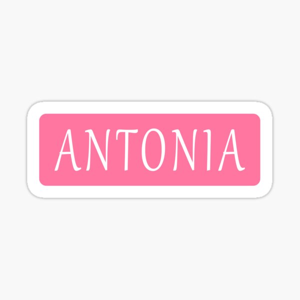 White Monogram Hoodie - Antonia