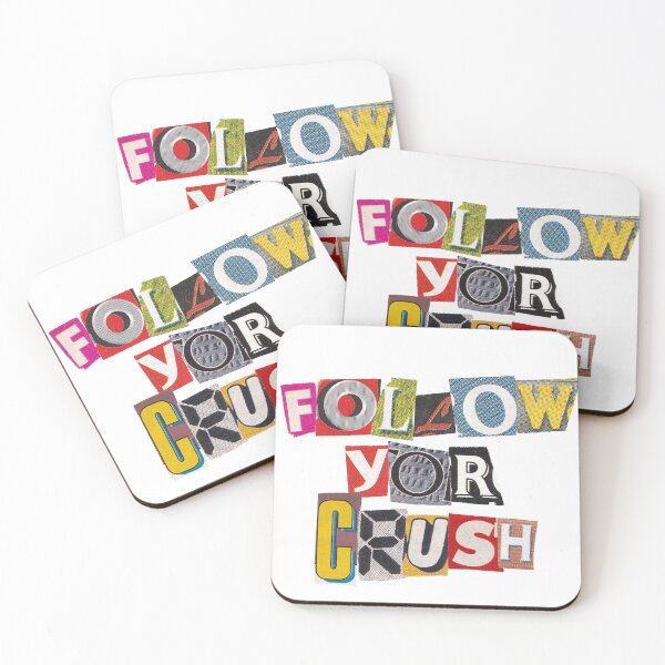 Item preview, FOLLOW YOR CRUSH cut out letters magazine FOLLOW YOR CRUSH designed and sold by Koolzilla.