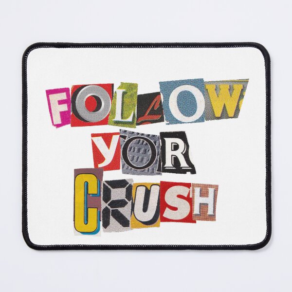Item preview, FOLLOW YOR CRUSH cut out letters magazine FOLLOW YOR CRUSH designed and sold by Koolzilla.