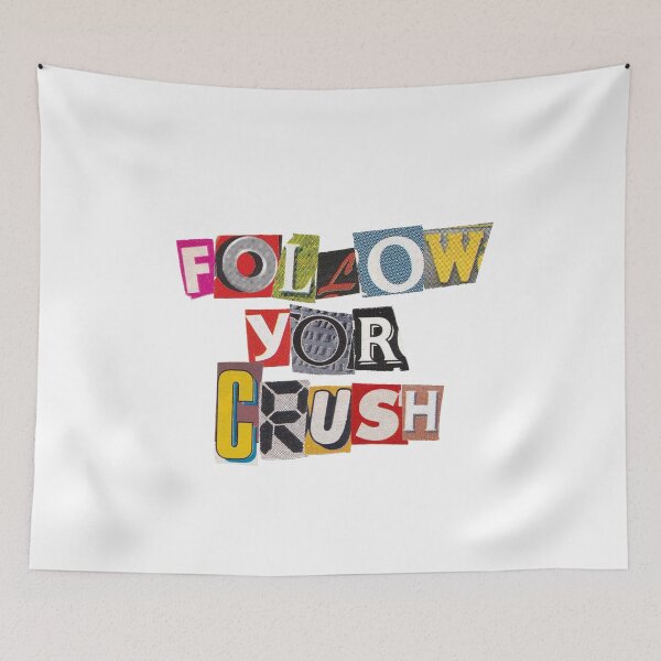 Item preview, FOLLOW YOR CRUSH cut out letters magazine FOLLOW YOR CRUSH designed and sold by Koolzilla.