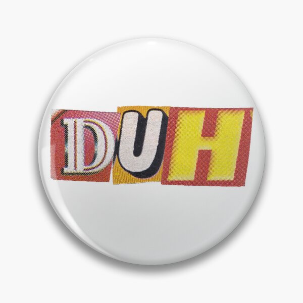 Item preview, DHU cut out letters magazinE DUH designed and sold by Koolzilla.