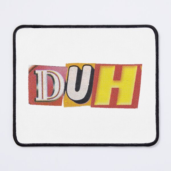Item preview, DHU cut out letters magazinE DUH designed and sold by Koolzilla.