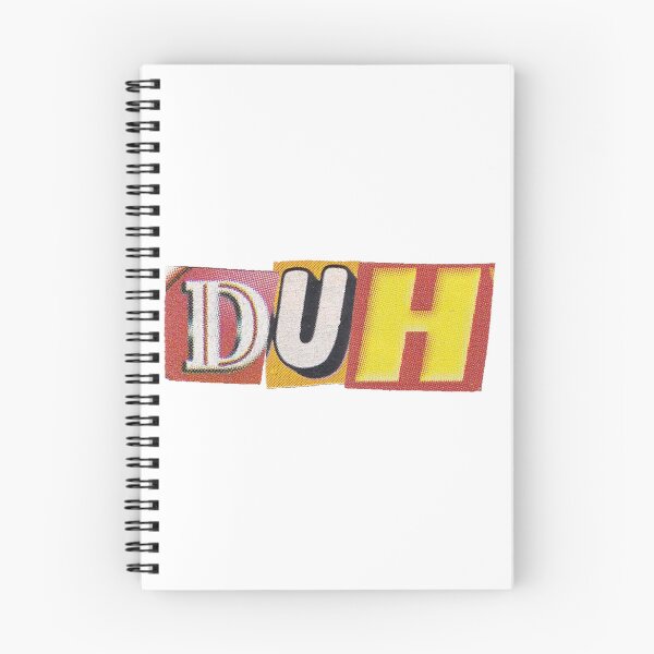 Item preview, DHU cut out letters magazinE DUH designed and sold by Koolzilla.