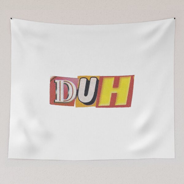 Item preview, DHU cut out letters magazinE DUH designed and sold by Koolzilla.