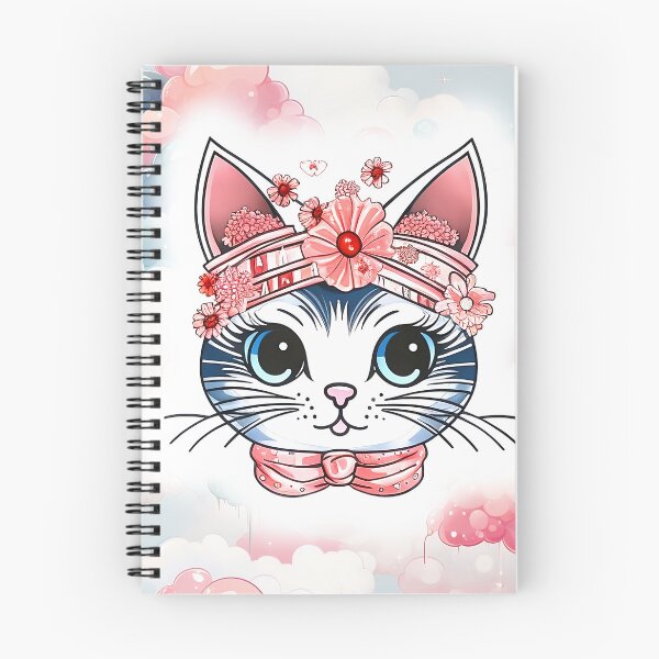 Item preview, Kawaii kitty, kawaii cat, cat,  cat in pastel colors designed and sold by PRYMULLART.