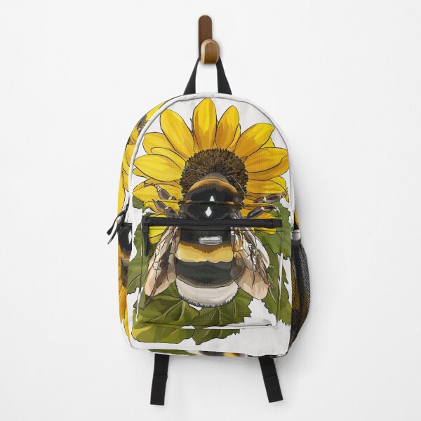 Item preview, Bumblebee on Flower by BeeFoxTree White background designed and sold by BeeFoxTree.