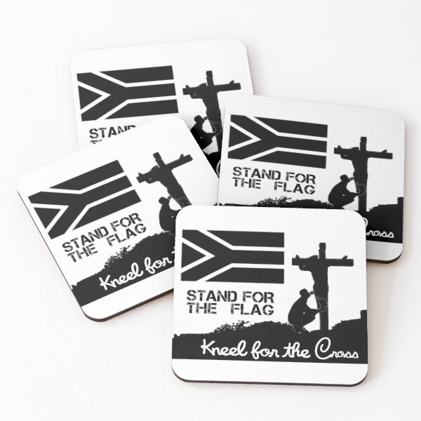 Item preview, Stand For The South African Flag Kneel For The Cross (black) designed and sold by JonathanR1994.
