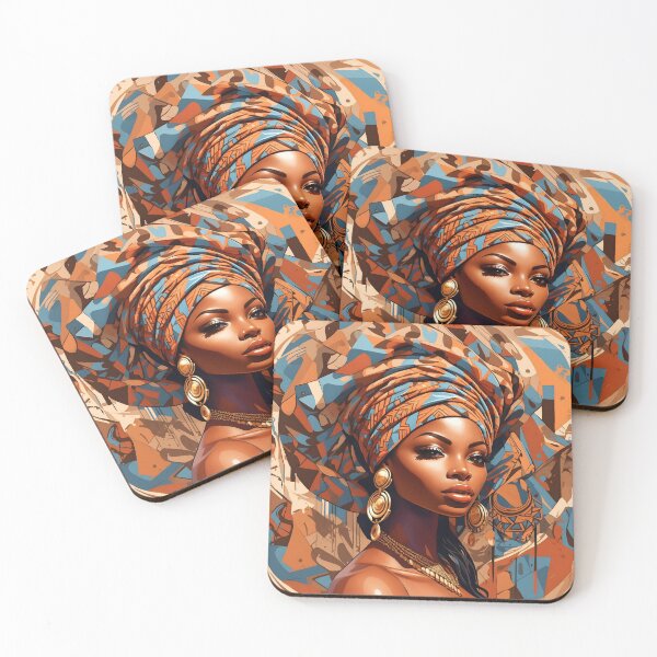 Item preview, African Woman Beauty Queen Portrait designed and sold by SoccaTamam.