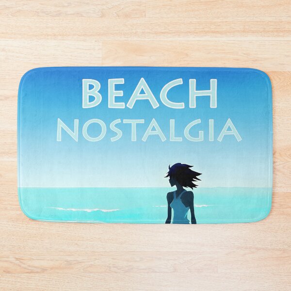 Item preview, Beach Nostalgia Reluctant to Leave Peaceful Ocean Blues - AI Art 2 of 8 designed and sold by Beachy.