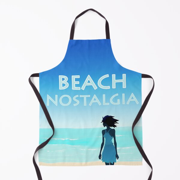 Item preview, Beach Nostalgia Reluctant to Leave Peaceful Ocean Blues - AI Art 2 of 8 designed and sold by Beachy.