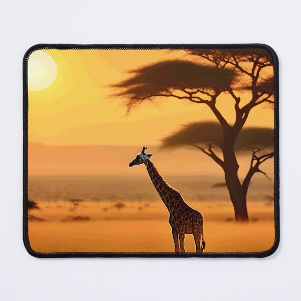 Item preview, giraffe in savana jungle 2023 tileartwork designed and sold by tileartwork.