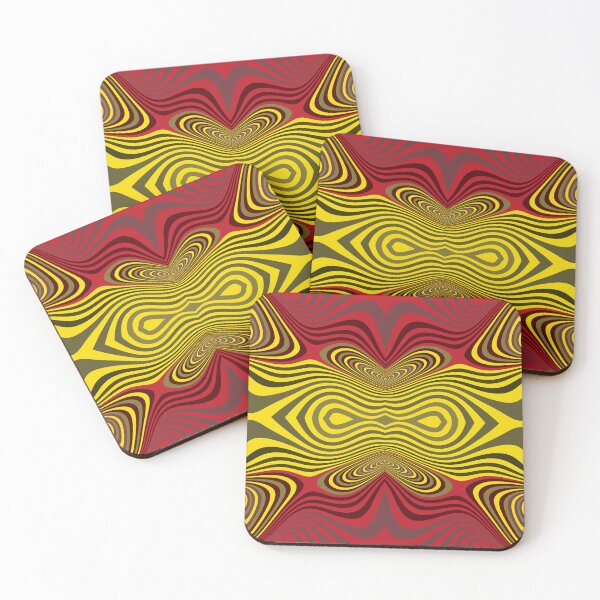 Item preview, Swirling lines of red and yellow tones. designed and sold by Robin3DT.