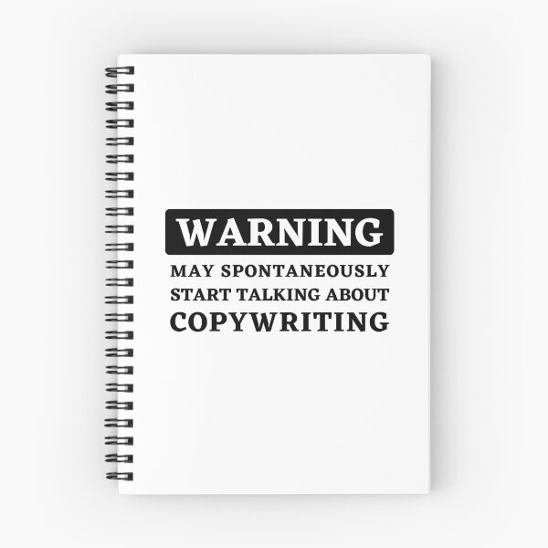 Item preview, Warning - May Spontaneously Start Talking About Copywriting designed and sold by Motive Union.