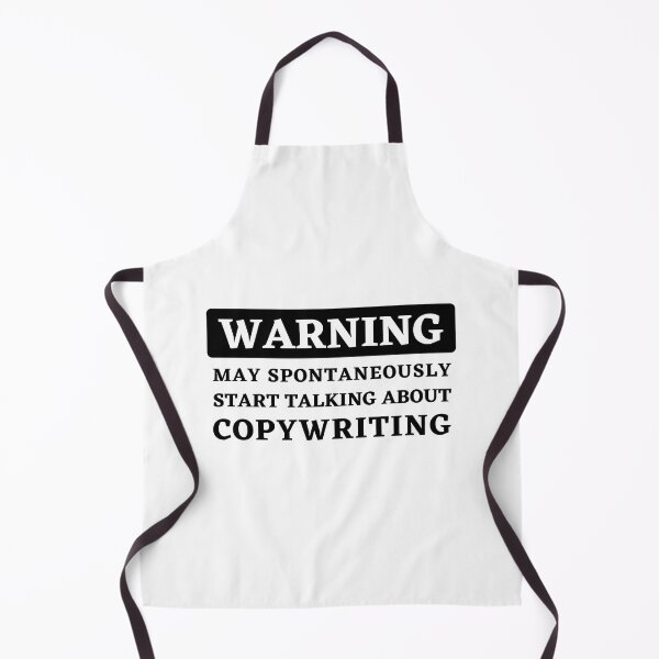 Item preview, Warning - May Spontaneously Start Talking About Copywriting designed and sold by Motive Union.