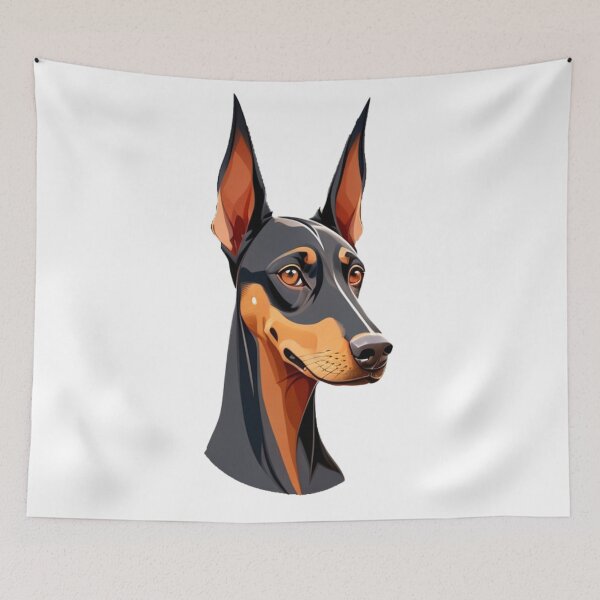 Item preview, natural ear doberman designed and sold by Mamado-sakou.
