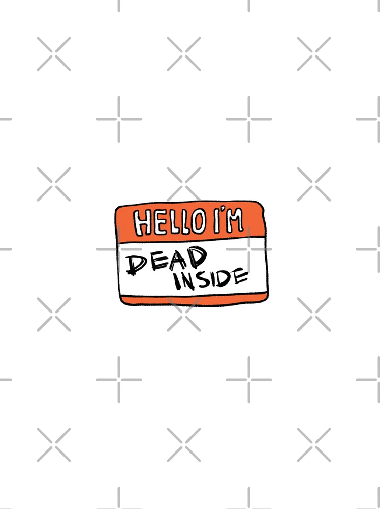 Thumbnail 4 of 4, iPhone Case, Hello i'm dead inside designed and sold by Childish by Design.