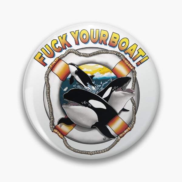 Item preview, ORCA killer whales FUCK YOUR BOAT! Funny designed and sold by Ajato.