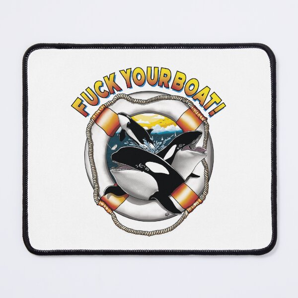 Item preview, ORCA killer whales FUCK YOUR BOAT! Funny designed and sold by Ajato.