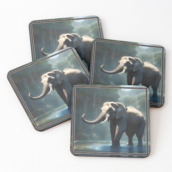 Item preview, majestic elephant 2023 tileartwork designed and sold by tileartwork.