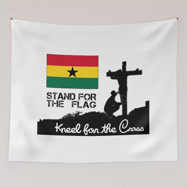 Item preview, Stand For The Ghanian Flag Kneel For The Cross designed and sold by JonathanR1994.
