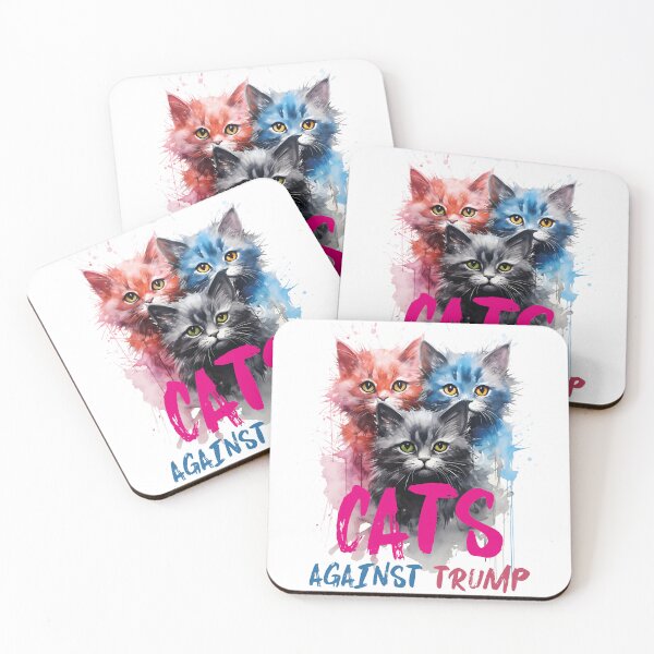 Item preview, Cats against trump designed and sold by ArtFusion-Shop.